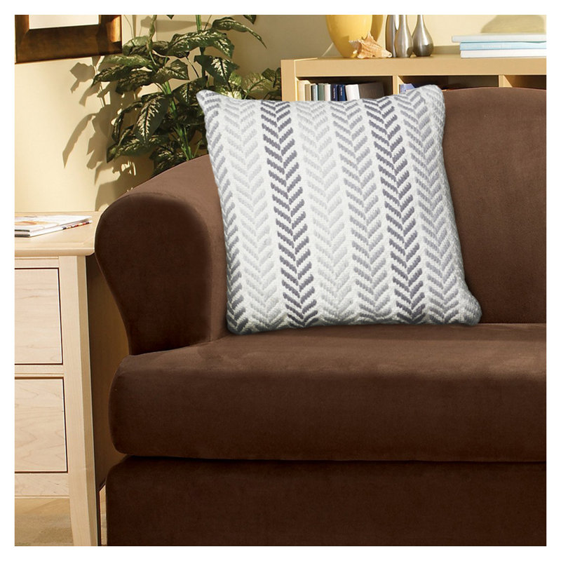 Mcpherson Square Cotton Chevron Throw Pillow & Reviews Birch Lane