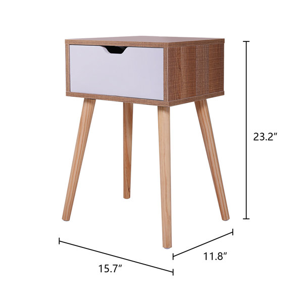 Wrought Studio Gwendolyn End Table Set With Storage Reviews Wayfair Ca