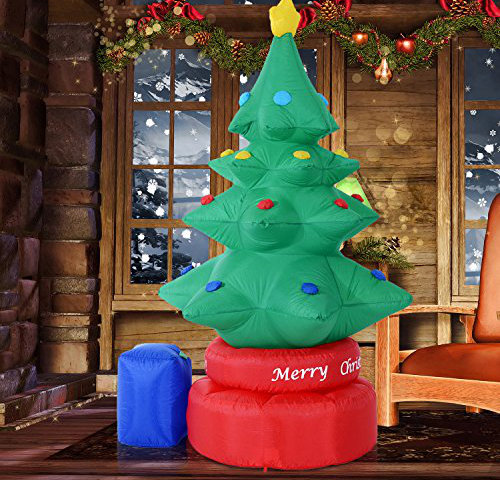rotating animated christmas tree led lighted outdoor air blown inflatable - Lighted Outdoor Christmas Trees rotating animated christmas tree led lighted outdoor air blown inflatable - Lighted Outdoor Christmas Trees