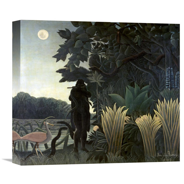 Global Gallery The Snake Charmer By Henri Rousseau Painting