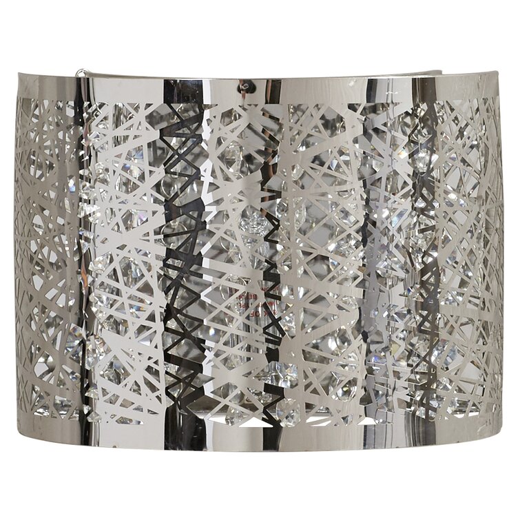 Brisbane 1 Light Wall Sconce in Polished Chrome 