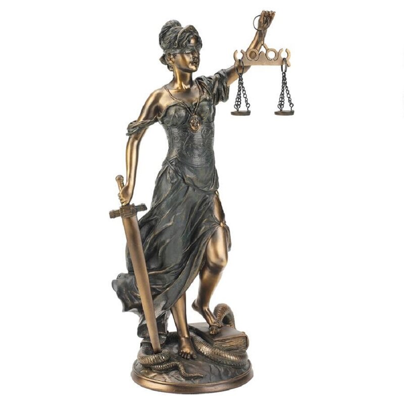 Design Toscano Goddess of Justice Themis Desktop Figurine & Reviews ...