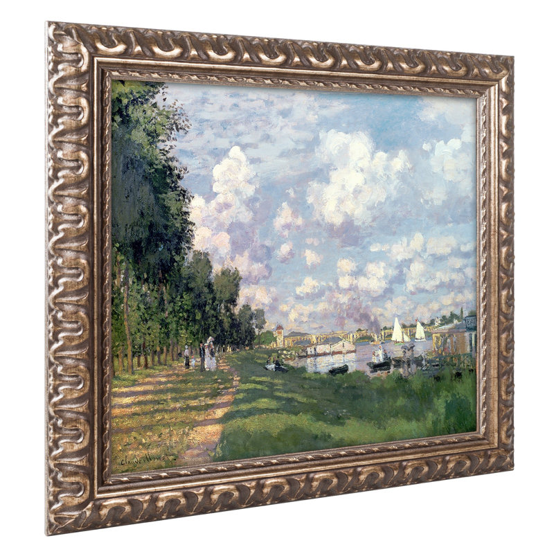 Trademark Art The Marina At Argenteuil 1872 By Claude Monet