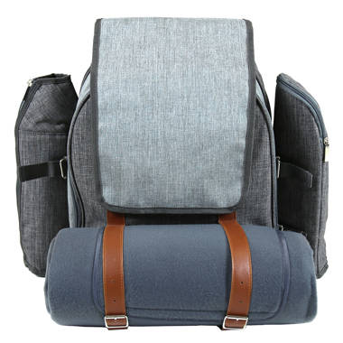 vonshef 4 person roll top picnic backpack