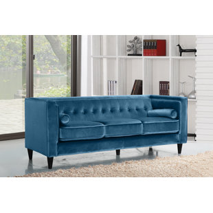 Blue Suede Sofa Wayfair Quickview