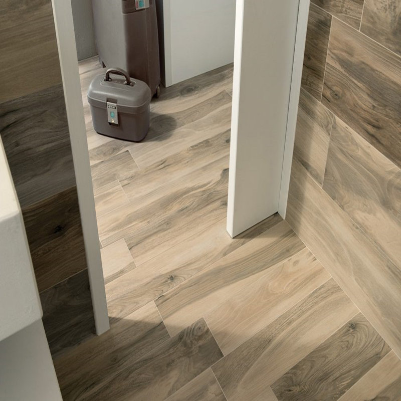 Qdisurfaces Acero 7 X 40 Porcelain Wood Look Tile Wayfair Porcelain Wood Look Tile