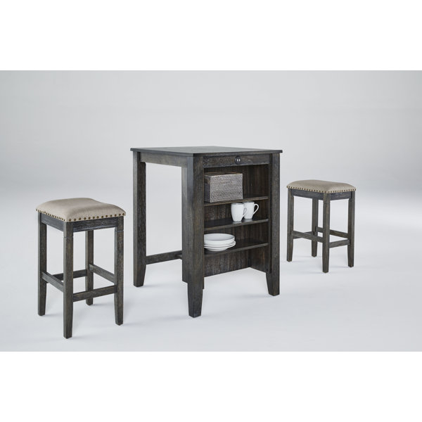 August Grove® Blumfield 3 - Piece Counter Height Dining ...
