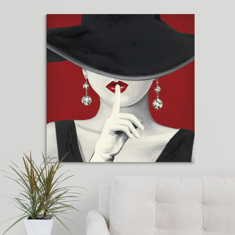 Great Big Canvas Haute Chapeau Rouge I By Marco Fabiano Painting