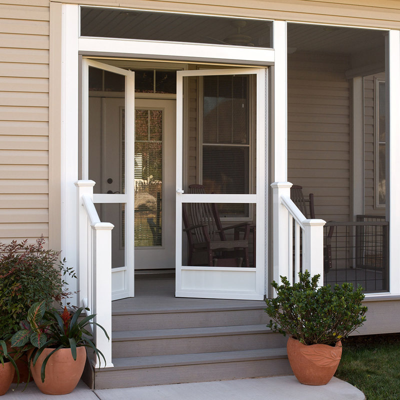 Kiby Canoe Creek Aluminum Slab Screen Door Wayfair