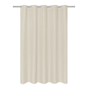 Mahler Waffle Weave Vinyl Shower Curtain