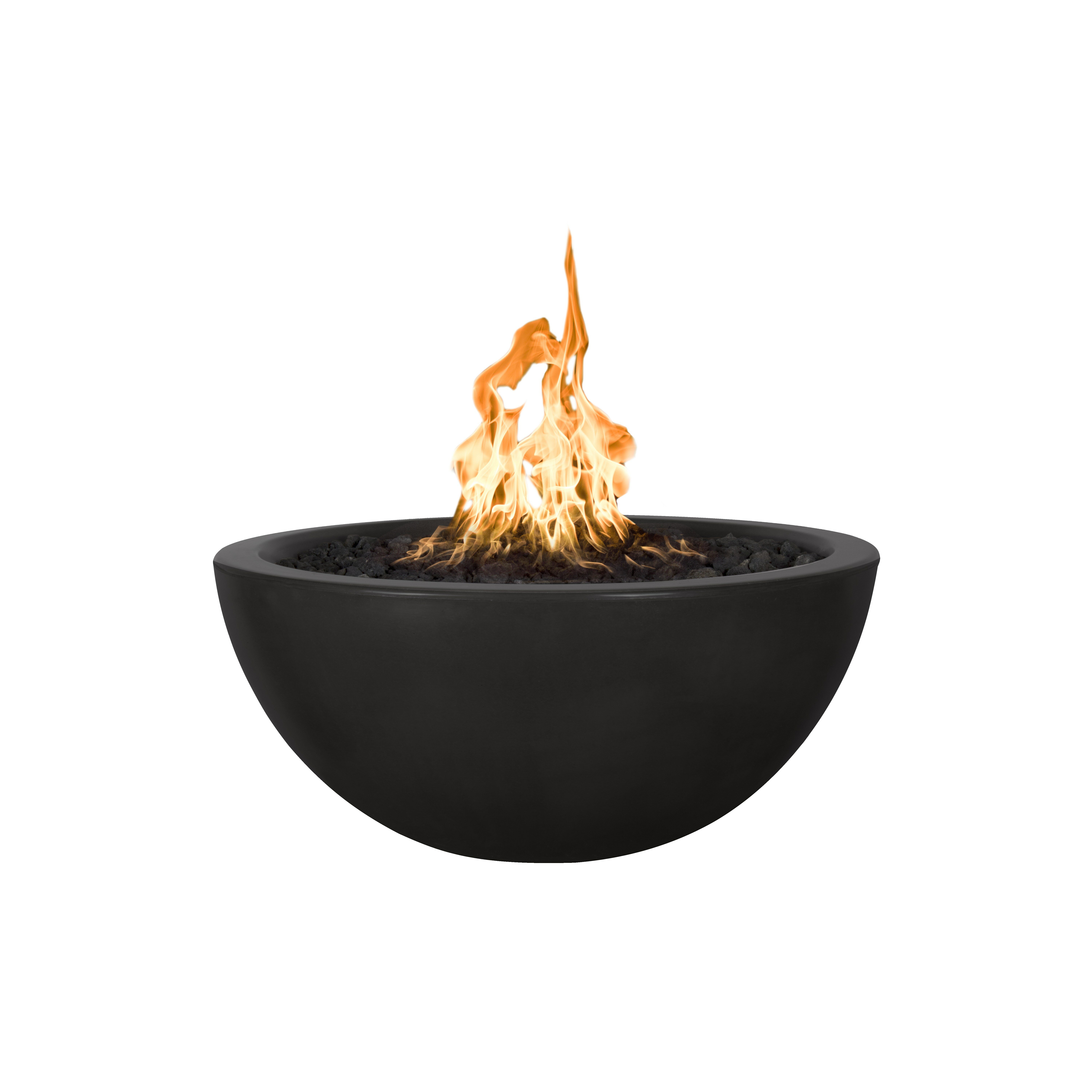 The Outdoor Plus Luna Electronic Ignition Concrete Fire Pit Wayfair