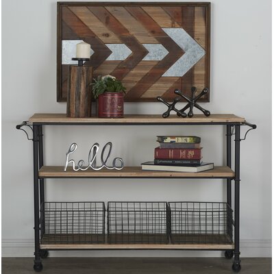 17 Stories Barney Basket Utility 48" Console Table