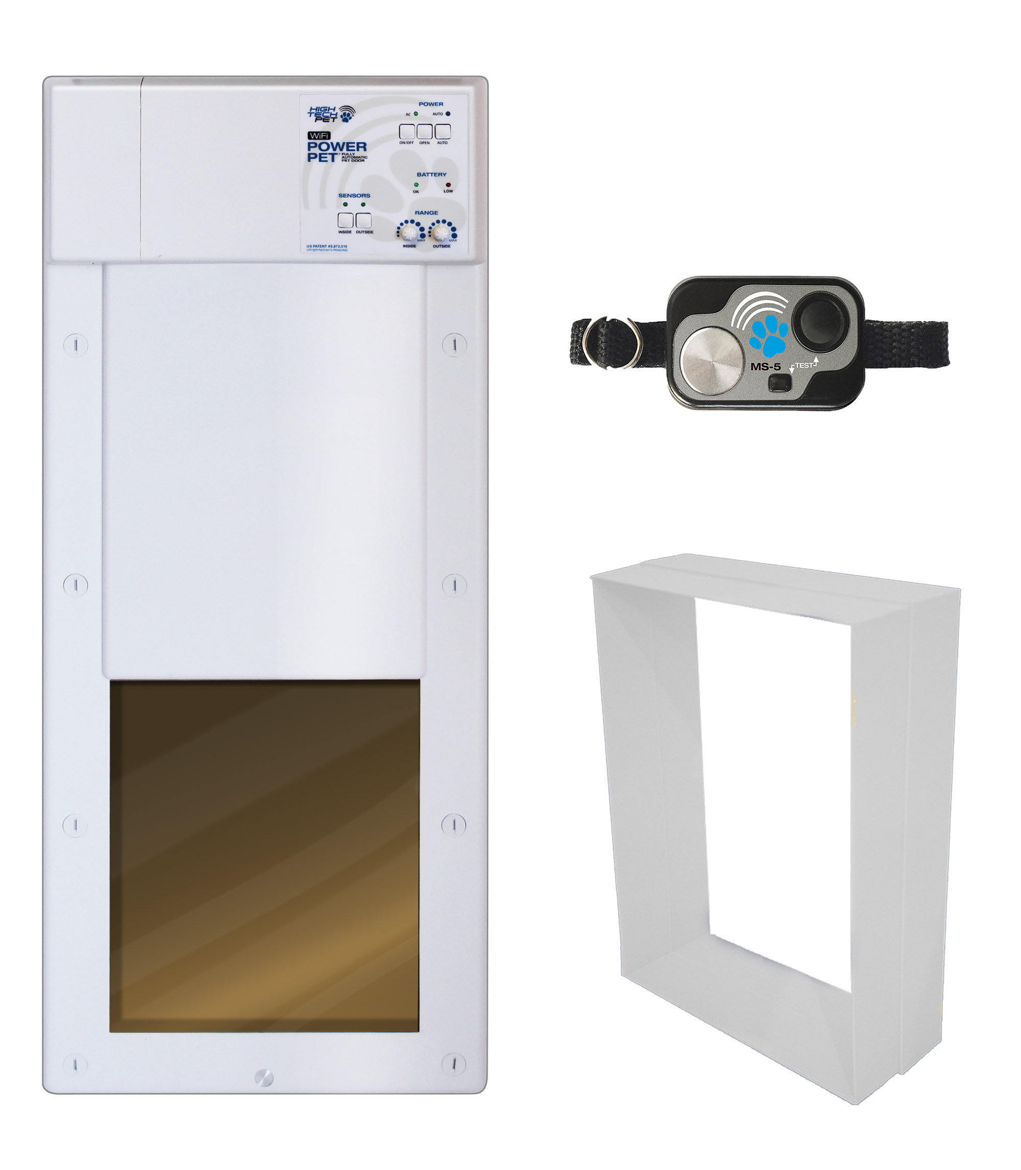 High Tech Pet Metal Wall Mount Pet Door for Dog and Cat Wayfair