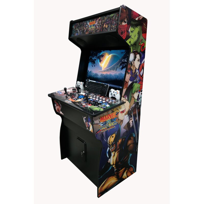 N2fun Mame Hyperspin Marvel Vs Capcom Upright Arcade Game Wayfair