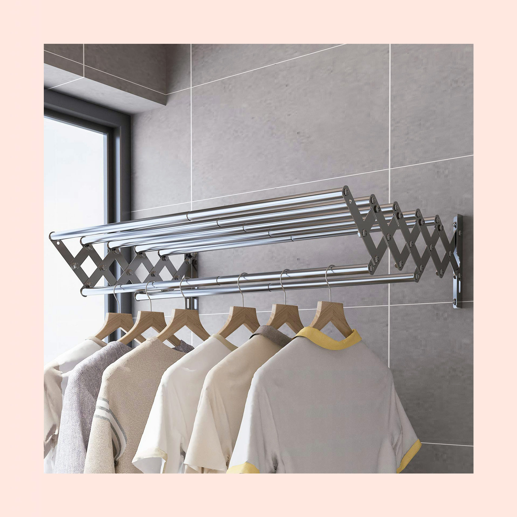 Rebrilliant WallMounted Drying Rack Wayfair