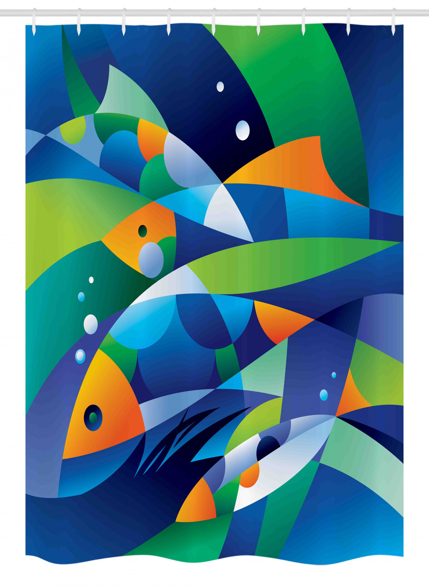 Ocean Stall Shower Curtain Single Hooks ocean stall shower curtain single hooks