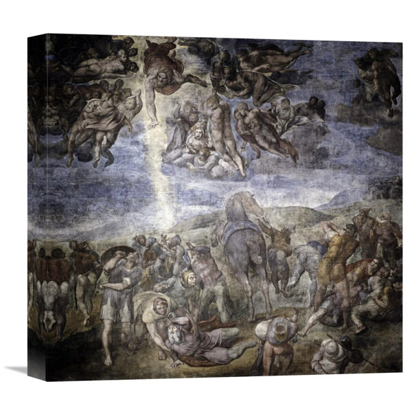 Global Gallery The Conversion Of Saul By Michelangelo Painting
