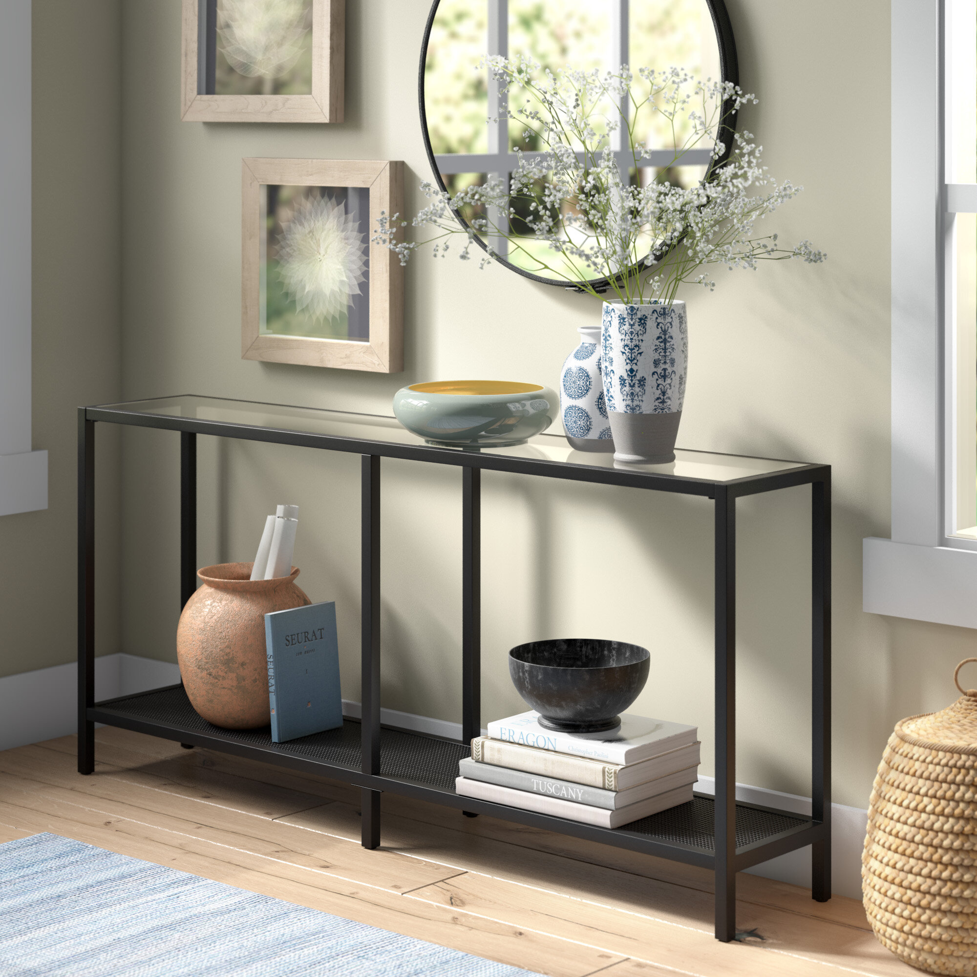 17 Stories Josephson 64 Console Table Reviews Wayfair