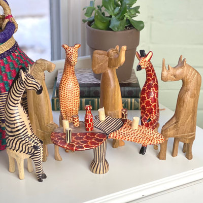 Rippeon Party Animal 6 Piece Figurine Set