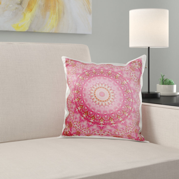 East Urban Home Fancy Land Mandala Pillow Cover Wayfair Ca