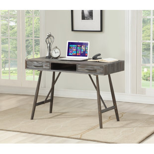 Go to store & view more images Union Rustic Timko 2 Drawer Writing Desk