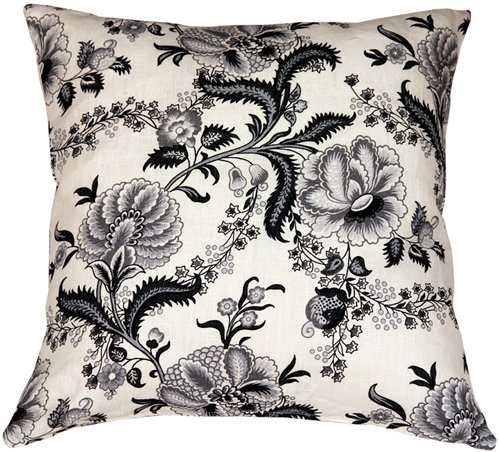 Red Barrel Studio Chidley Floral Print Linen Throw Pillow Wayfair Ca
