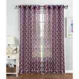 Grey And Plum Curtains Wayfair