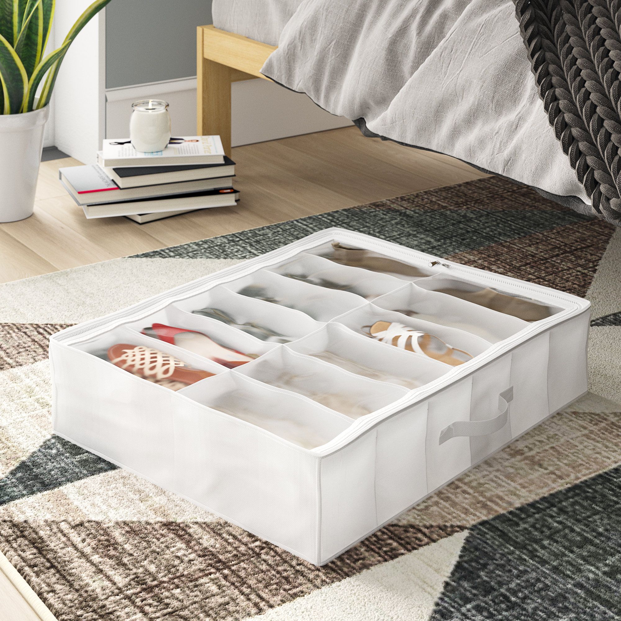 Project Tidy Fabric Underbed Storage Reviews Wayfair Ca Project Tidy Fabric Underbed Storage