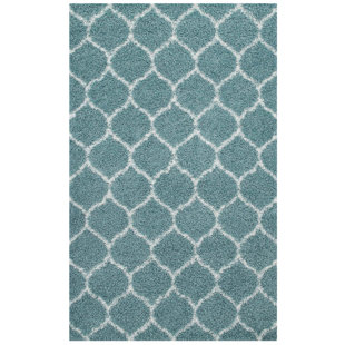 Moroccan Trellis Area Rug Wayfair Eleftheria Moroccan Trellis Blue Ivory Area Rug