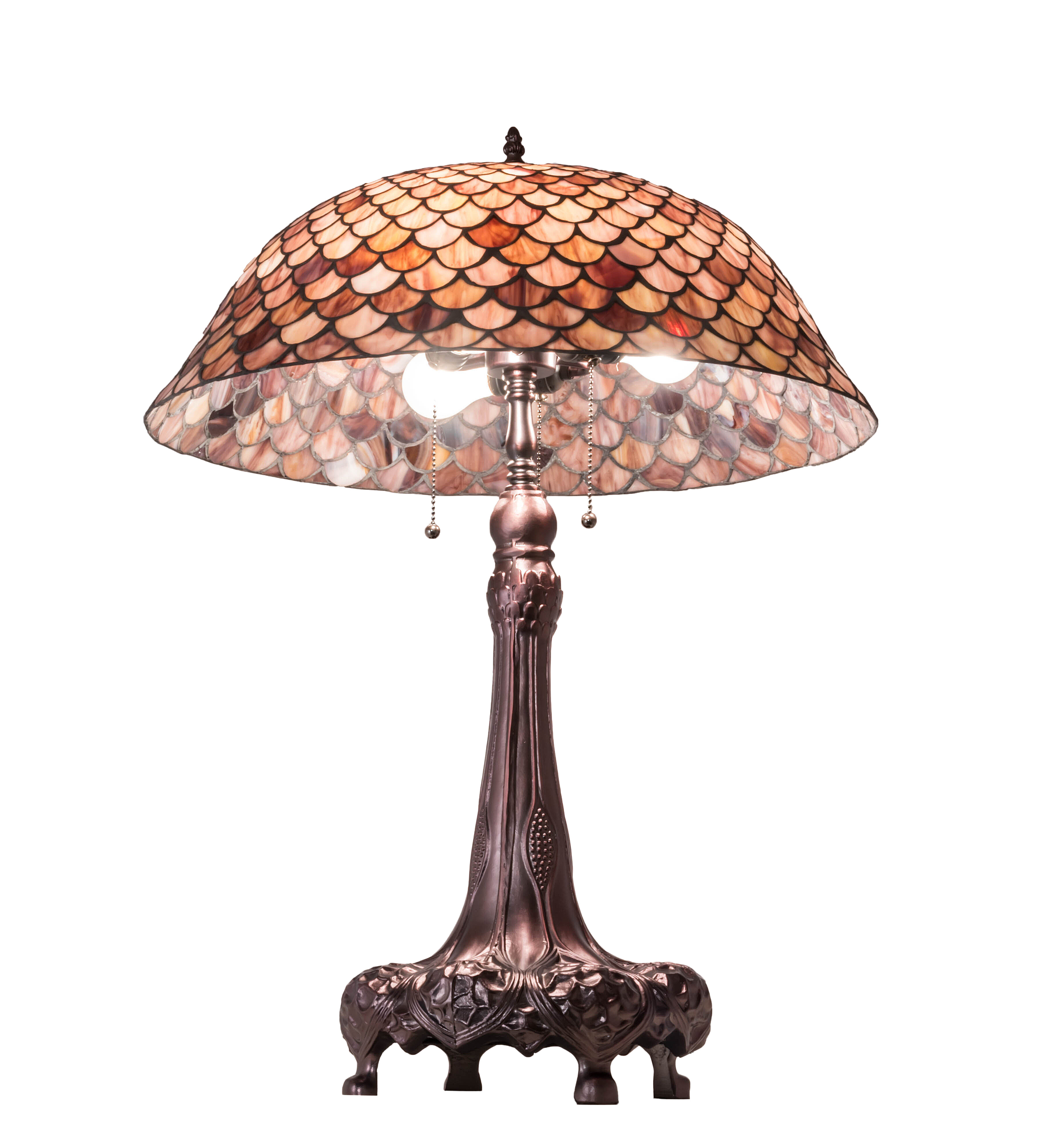 tiffany fish scale lamp