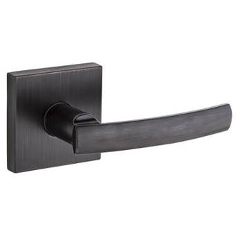 Emtek Passage Spencer Lever With Modern Rectangular Rose Wayfair