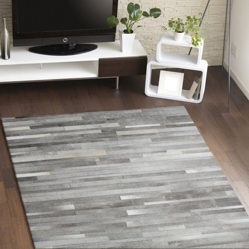 Berdina Flatweave Grey Area Rug