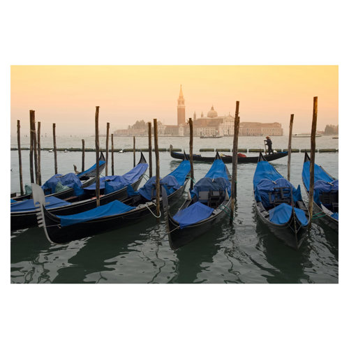Venice Dreams 3.2m x 4.8m Textured Matte Peel & Stick Wall Mural East Urban Home