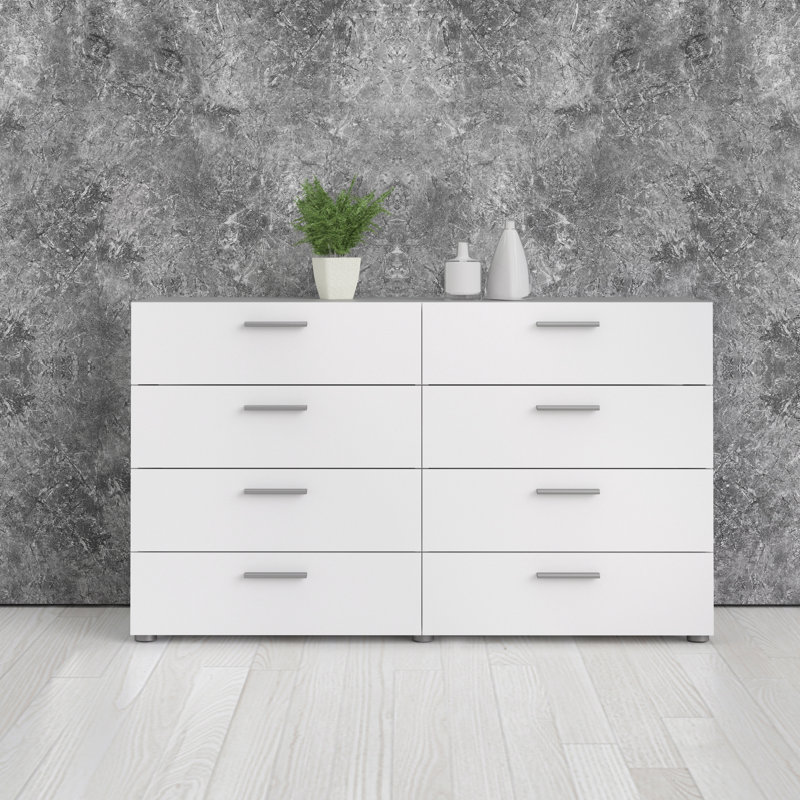 Wade Logan Pannell 8 Drawer Double Dresser Reviews Wayfair