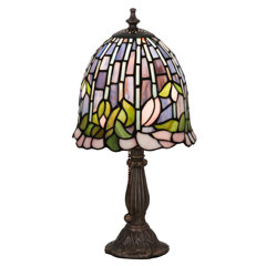 tiffany lotus flower 20.75 table lamp