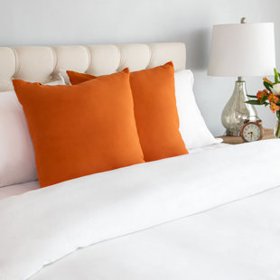 wayfair orange pillows