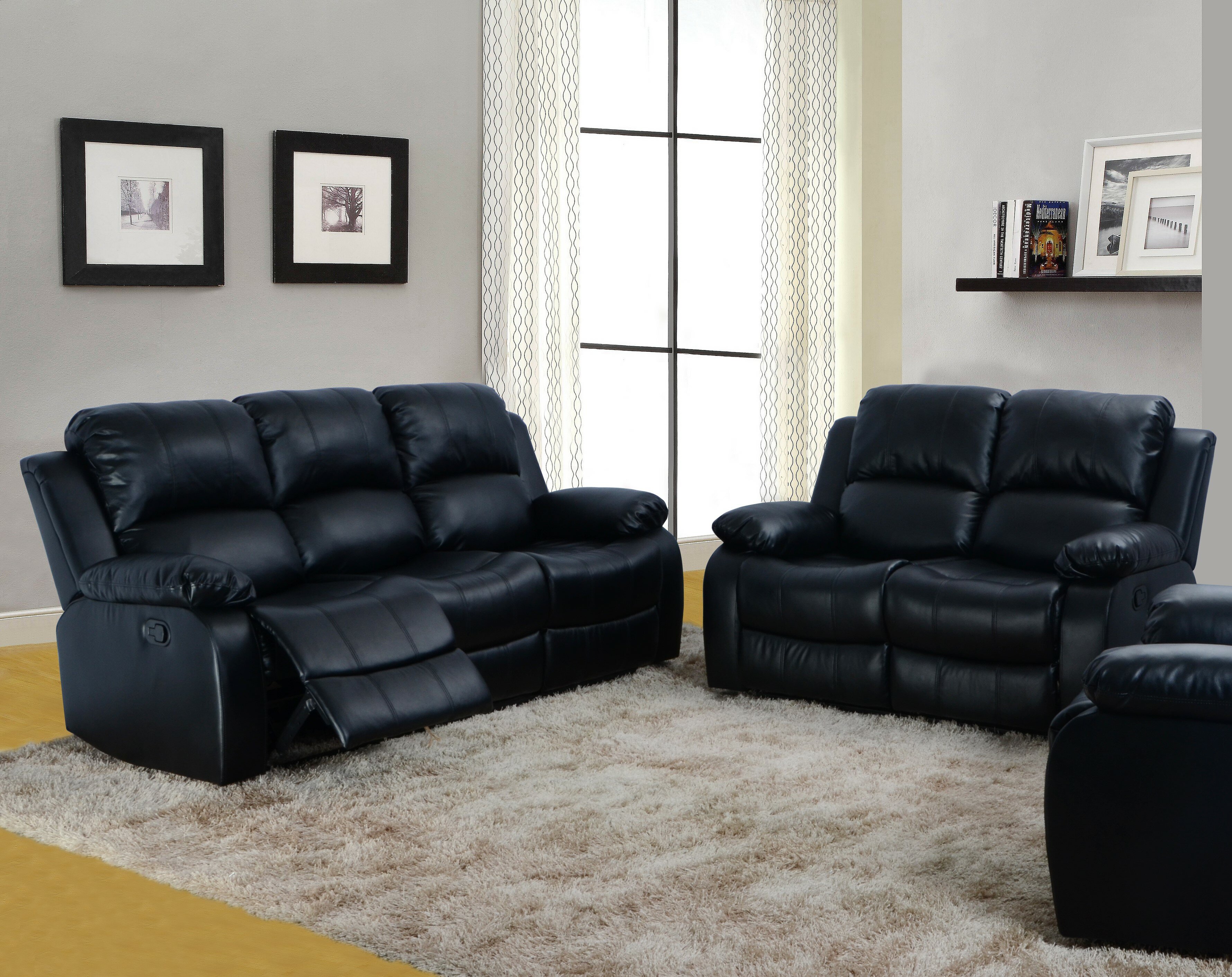 Hartranft 2 Piece Faux Leather Reclining Living Room Set