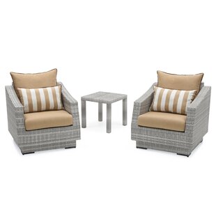 View Castelli 3 Piece Conversation Set with Cushions