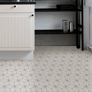 # WHITE BLACK DIAMOND Vinyl floor tiles self adhesive easy to fit flooring KITCH