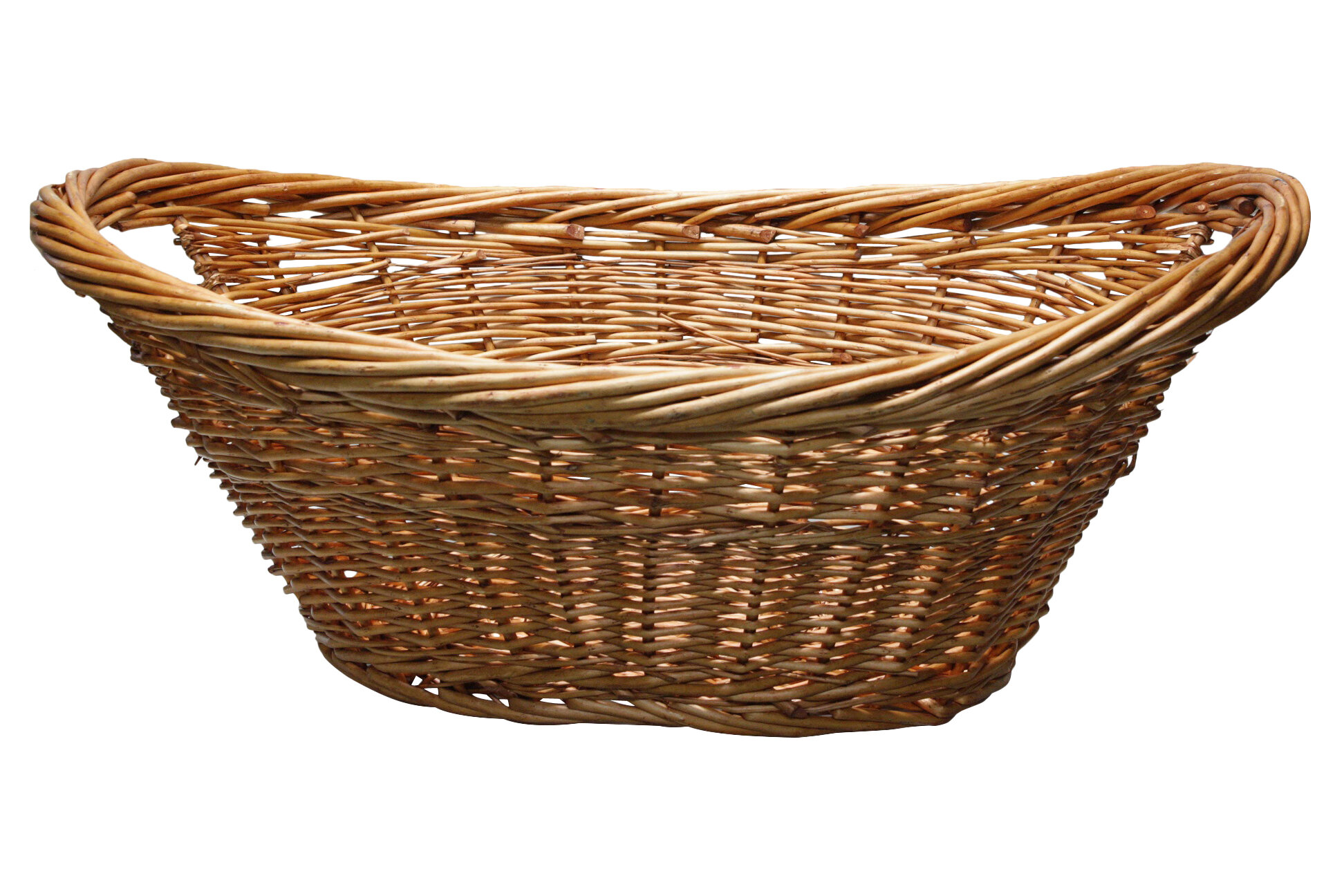Destidesign Handwoven Wicker Laundry Basket Reviews Wayfair