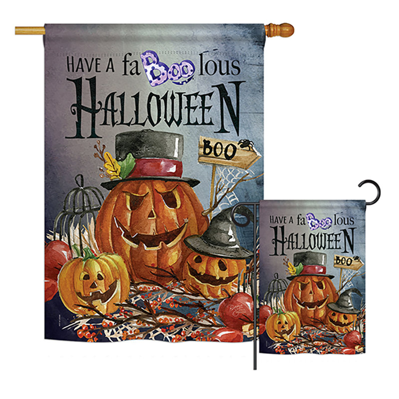 Breeze Decor 2 Piece Faboolous Fall Halloween Impressions