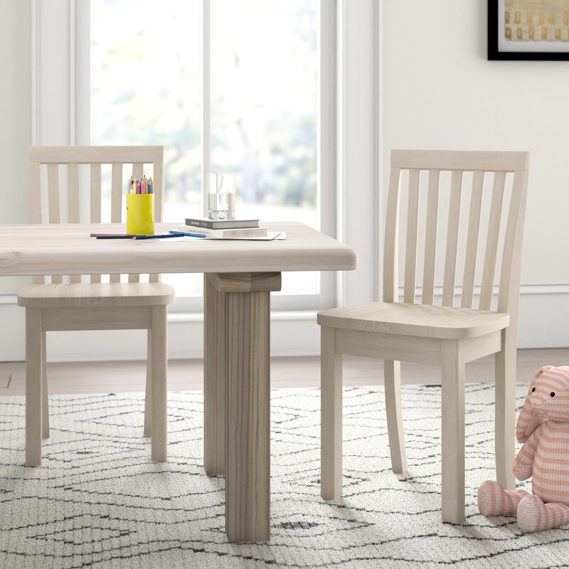 unfinished kids table and chairs