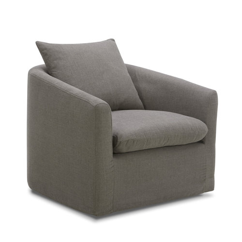 Menta Upholstered Swivel Barrel Chair & Reviews | Joss & Main