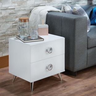 Brenner 2 Drawer Nightstand by Wrought Studio