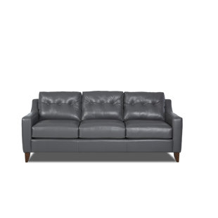 Ciccone Leather Sofa by Brayden Studio Best