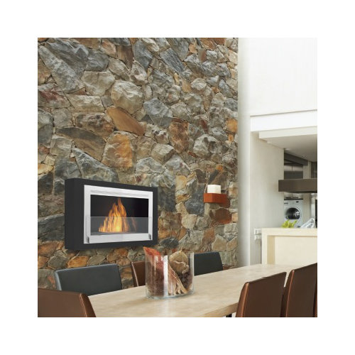 Eco Feu Montreal Wall Mounted Ethanol Fireplace Wayfair Ca