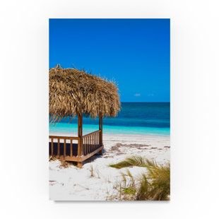 Beach Themed Futon Cover Wayfair Paradise Beach Photographic Print On Wred Canvas