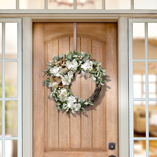 Spring Wreath Personalized Wreath Everyday Wreath Hydrangea Wreaths Summer Wreath Wreaths for Door