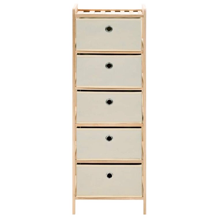 Rebrilliant Brunk 5 Drawer 32Cm W Tallboy | Wayfair.co.uk