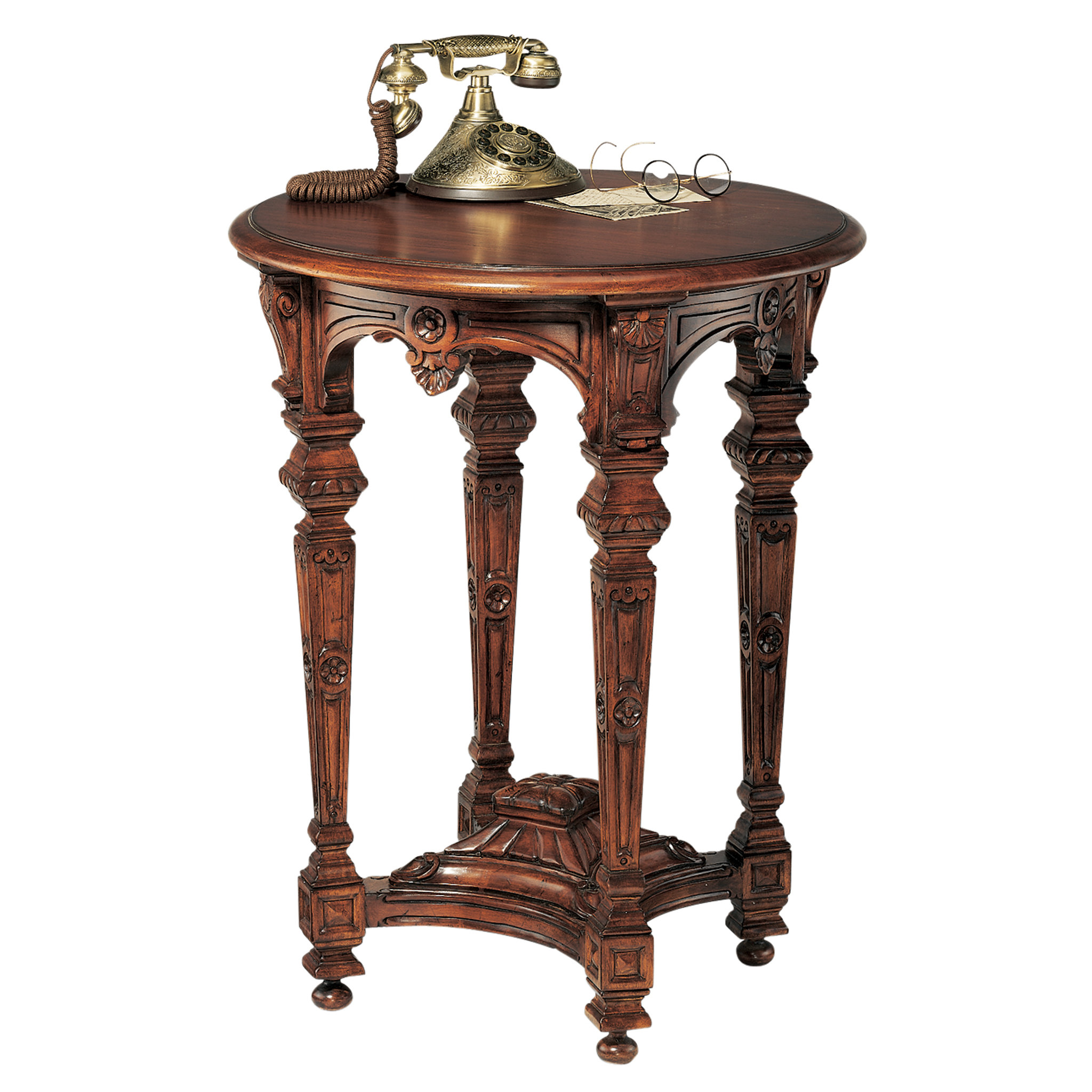 Louis Xiv Mahogany End Table Louis Xiv Mahogany End Table